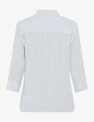 BRAX - Vicki - Striped linen and cotton blouse