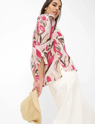 BRAX - Vicki - Blouse de lin florale