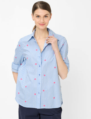 BRAX - Vicki - Striped cotton blouse