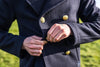Dalmard Marine - Detroit - Caban pour femme à boutons dorés - Marine - LE CAPITAINE D'A BORD