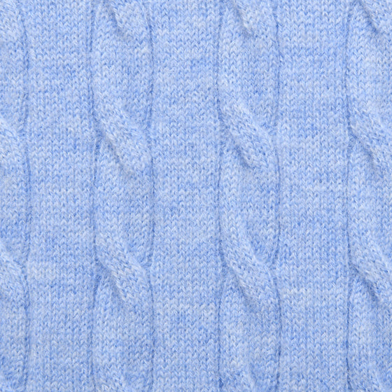Emanuel Berg - Chandail col à boutons de laine mérinos Premium - Bleu - LE CAPITAINE D'A BORD
