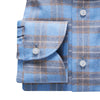 Emanuel Berg - Harvard - Chemise manches longues à carreaux de flanelle - Modern Fit - Bleu - LE CAPITAINE D'A BORD