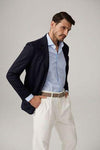 Emanuel Berg - Premium Jersey Stretch D-Constructed Shirt Jacket - Marine - LE CAPITAINE D'A BORD