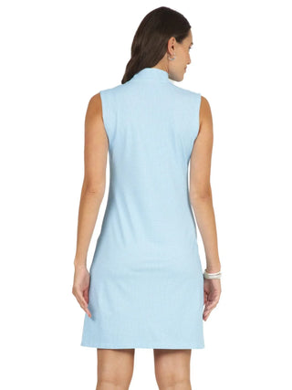 Ibkül - Mini Check Sleeveless Mock Neck Dress - 58754 - LE CAPITAINE D'A BORD