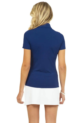 Ibkül - Short Sleeve Mock Neck - 87000 - LE CAPITAINE D'A BORD