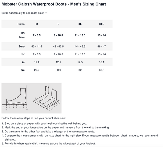 SWIMS - Mobster Galosh Overboot