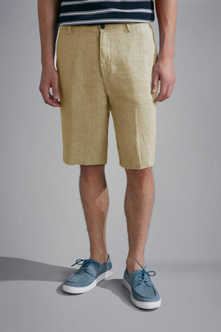 Paul & Shark - Bermudas 100% lin - LE CAPITAINE D'A BORD
