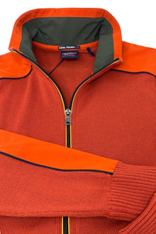  Paul & Shark - Cardigan zip de laine avec appliqués de nylon Typhoon - LE CAPITAINE D'A BORD