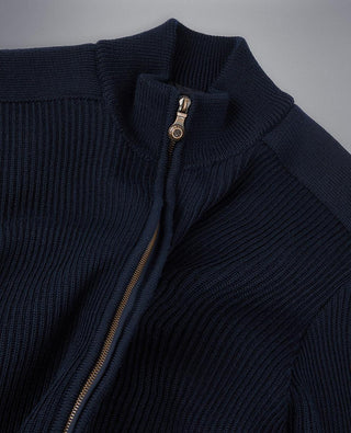 Paul & Shark - Cardigan zip de laine doublé - LE CAPITAINE D'A BORD