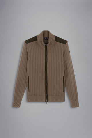 Paul & Shark - Cardigan zip de laine et cachemire - LE CAPITAINE D'A BORD