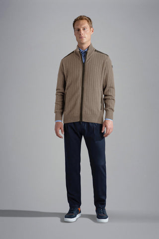 Paul & Shark - Cardigan zip de laine et cachemire - LE CAPITAINE D'A BORD