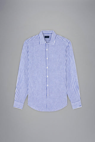 Paul & Shark - Chemise de lin manches longues à rayures - LE CAPITAINE D'A BORD