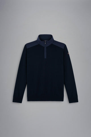 Paul & Shark - Col zip de laine avec appliqués de nylon - LE CAPITAINE D'A BORD
