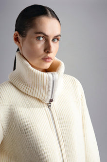 Paul & Shark Ladies - Cardigan à cables de laine mérinos pour femme