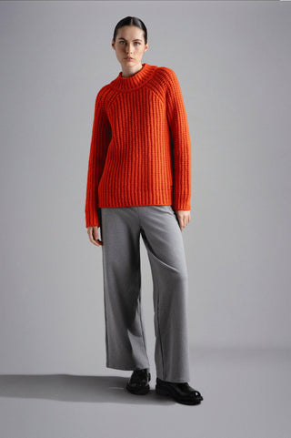 Paul & Shark Ladies - Chandail col rond d'alpaga et laine pour femme - LE CAPITAINE D'A BORD