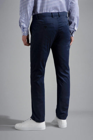 Paul & Shark - Pantalon chino de soie et coton - LE CAPITAINE D'A BORD