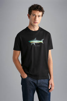  Paul & Shark - T-shirt manches courtes de coton Black Mamba "par Bixio" - LE CAPITAINE D'A BORD