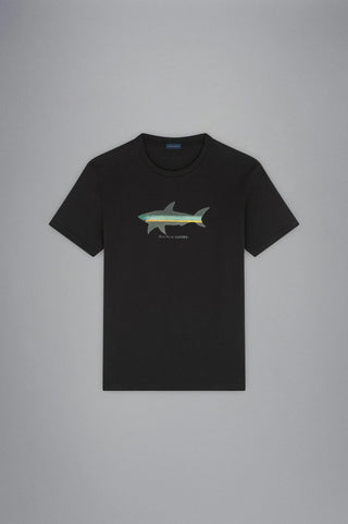 Paul & Shark - T-shirt manches courtes de coton Black Mamba "par Bixio" - LE CAPITAINE D'A BORD