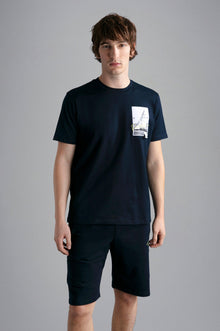  Paul & Shark - T-shirt manches courtes de coton voilier - LE CAPITAINE D'A BORD