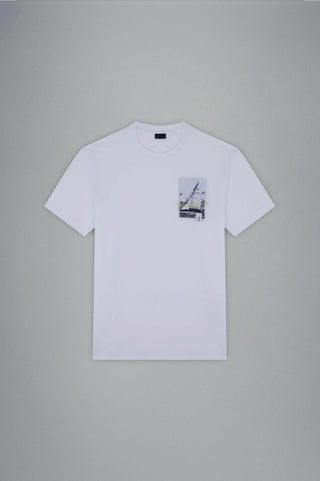 Paul & Shark - T-shirt manches courtes de coton voilier - LE CAPITAINE D'A BORD