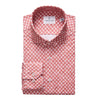 Emanuel Berg - Byron - Chemise manches longues à motifs Albini 4Flex - Modern Fit - Brick