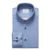 Emanuel Berg - Byron - Chemise manches longues à motifs Albini 4Flex - Modern Fit - Bleu