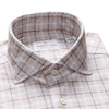 Emanuel Berg - Byron - Albini 4Flex Checked Long Sleeve Shirt - Modern Fit - Gray