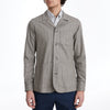 Emanuel Berg - Stripe Wool D-Constructed Shirt Jacket - Beige