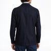 Emanuel Berg - Stripe Wool D-Constructed Shirt Jacket - Marine