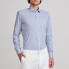 Emanuel Berg - Byron - Chemise manches longues à rayures Albini 4Flex - Modern Fit - Marine