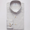 Emanuel Berg - Byron - Albini 4Flex Check Long Sleeve Shirt - Modern Fit - Beige