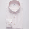 Emanuel Berg - Byron - Long sleeve striped shirt Albini 4Flex - Modern Fit - Pink