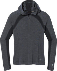  Smartwool - Women's Classic Thermal Merino Base Layer 1/2 Zip Hoodie Boxed - LE CAPITAINE D'A BORD