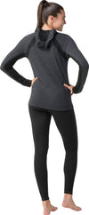 Smartwool - Women's Classic Thermal Merino Base Layer 1/2 Zip Hoodie Boxed - LE CAPITAINE D'A BORD