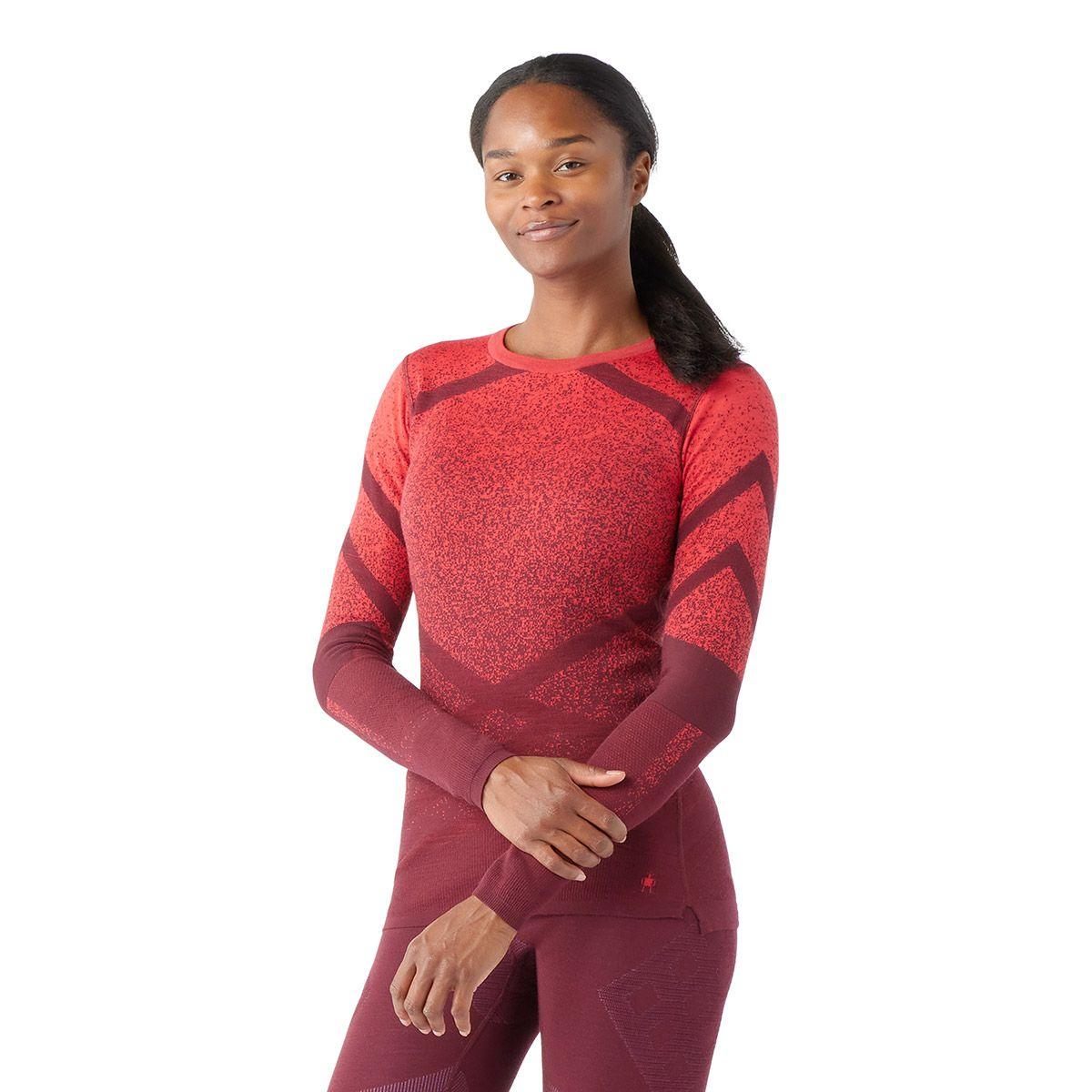 Smartwool - Women's Intraknit Thermal Merino Base Layer Pattern Crew – LE  CAPITAINE D'A BORD