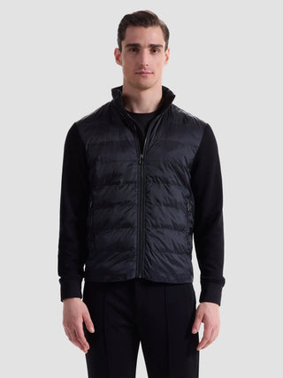 Bugatchi - Cardigan zip matelassé Soft Touch
