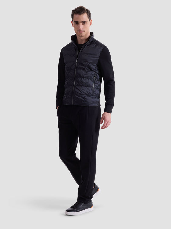 Bugatchi - Soft Touch Quilted Zip Cardigan