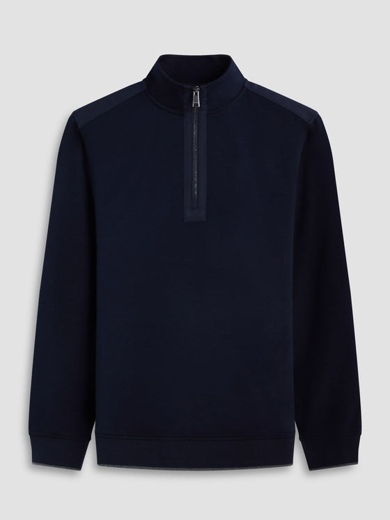 Bugatchi - Soft Touch Half Zip Sweater