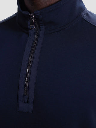 Bugatchi - Chandail col zip Soft Touch