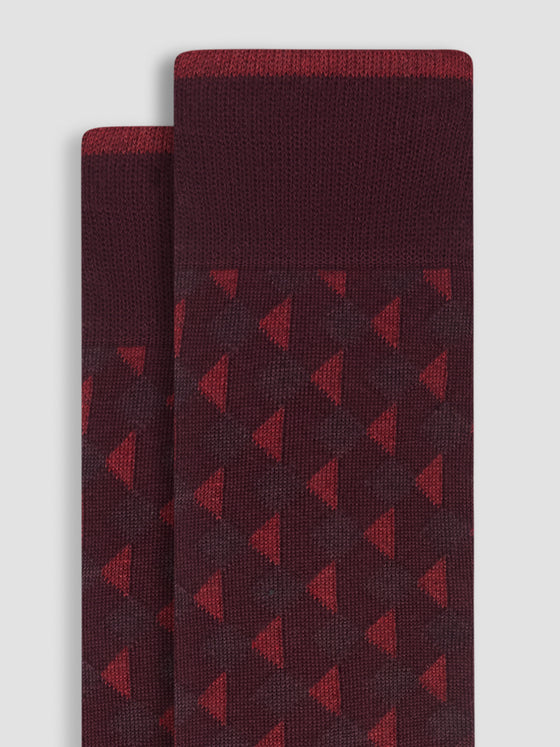 Bugatchi - Cotton and cashmere triangle socks