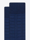Bugatchi - Mercerized cotton socks tone-on-tone pattern