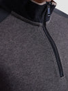 Bugatchi - Chandail col zip de coton et modal