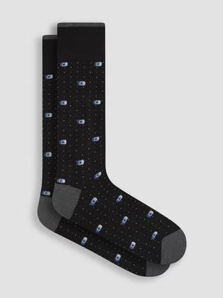Bugatchi – Patterned cotton and cashmere socks