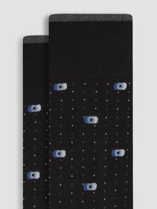 Bugatchi – Patterned cotton and cashmere socks