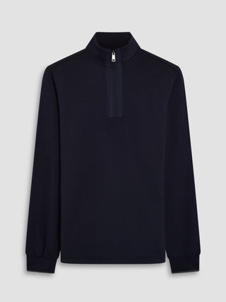 Bugatchi - Soft Touch zip collar sweater