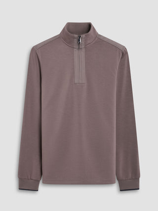 Bugatchi - Soft Touch zip collar sweater