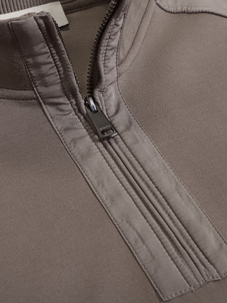 Bugatchi - Soft Touch zip collar sweater