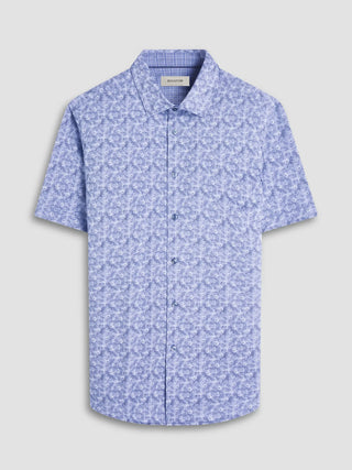 Bugatchi - Miles - Short Sleeve Floral Pattern Shirt OOOHCOTTON©