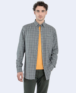 Paul & Shark - Chemise de flanelle de coton à carreaux - LE CAPITAINE D'A BORD