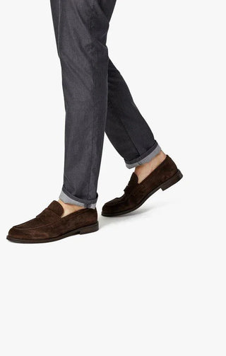 34 heritage - Cool Antracite Reversed Twill - LE CAPITAINE D'A BORD
